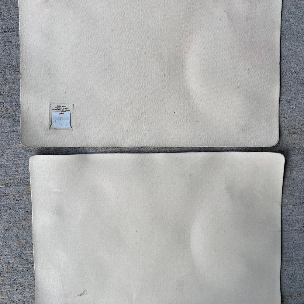 Vintage 90s Disney Beauty and the Beast Vinyl Placemats - Picture 2 of 3